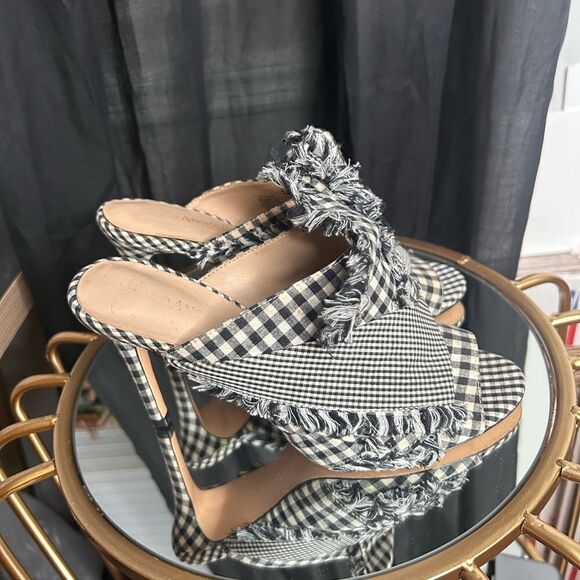 Enzo Angiolini Fallyn Gingham Heels - Picture 4 of 7